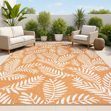 Nevis Palm Frond Indoor/outdoor Area Rug